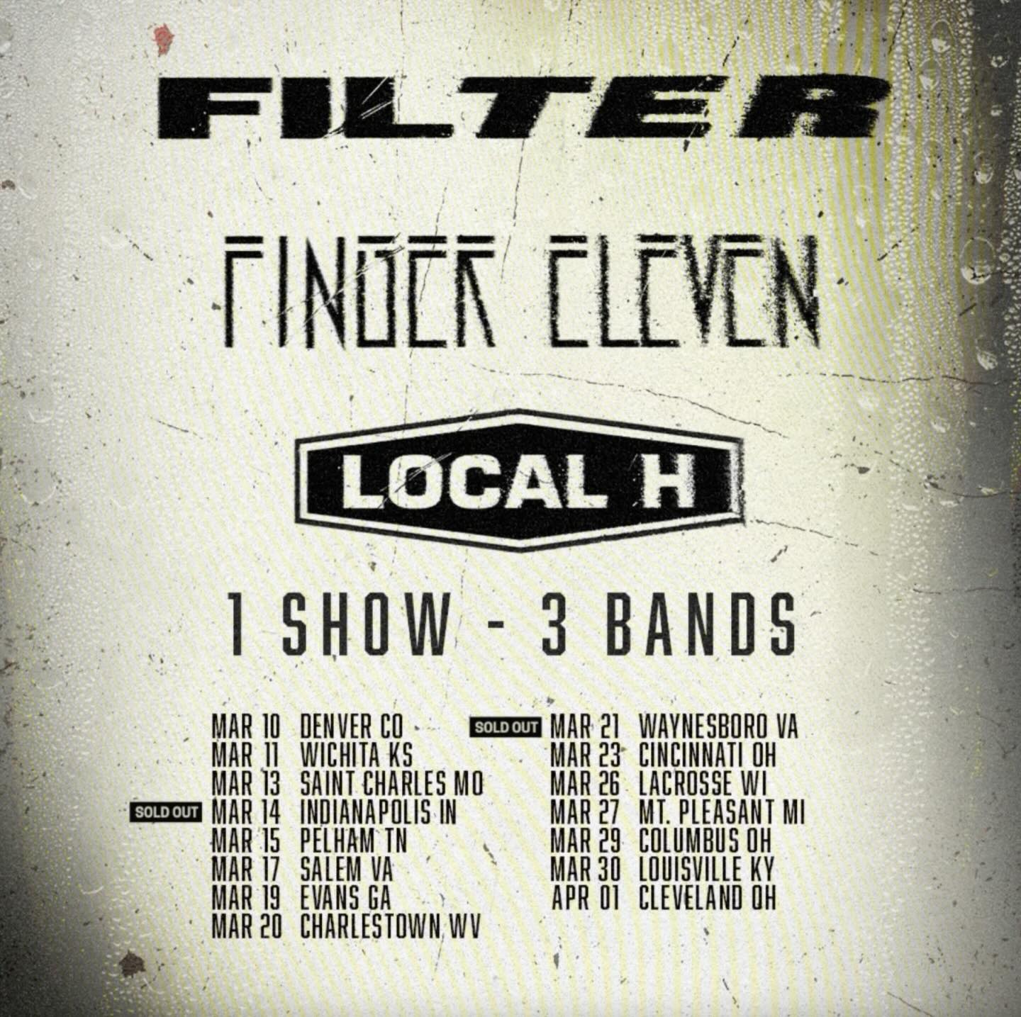 Local H The Charmer Tour Poster 2026